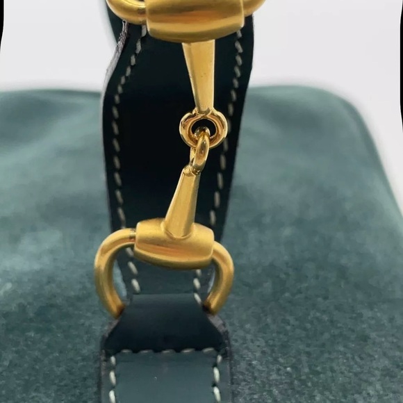 GUCCI HORSEBIT SUEDE VANITY COSMETIC BAG AUTHENTIC - Picture 9 of 15